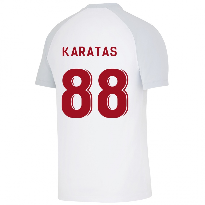 Niño Camiseta Kazımcan Karataş #88 Blanco 2ª Equipación 2023/24 La Camisa
