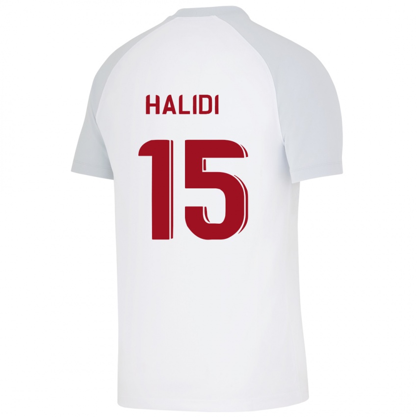 Niño Camiseta Isa Halidi #15 Blanco 2ª Equipación 2023/24 La Camisa