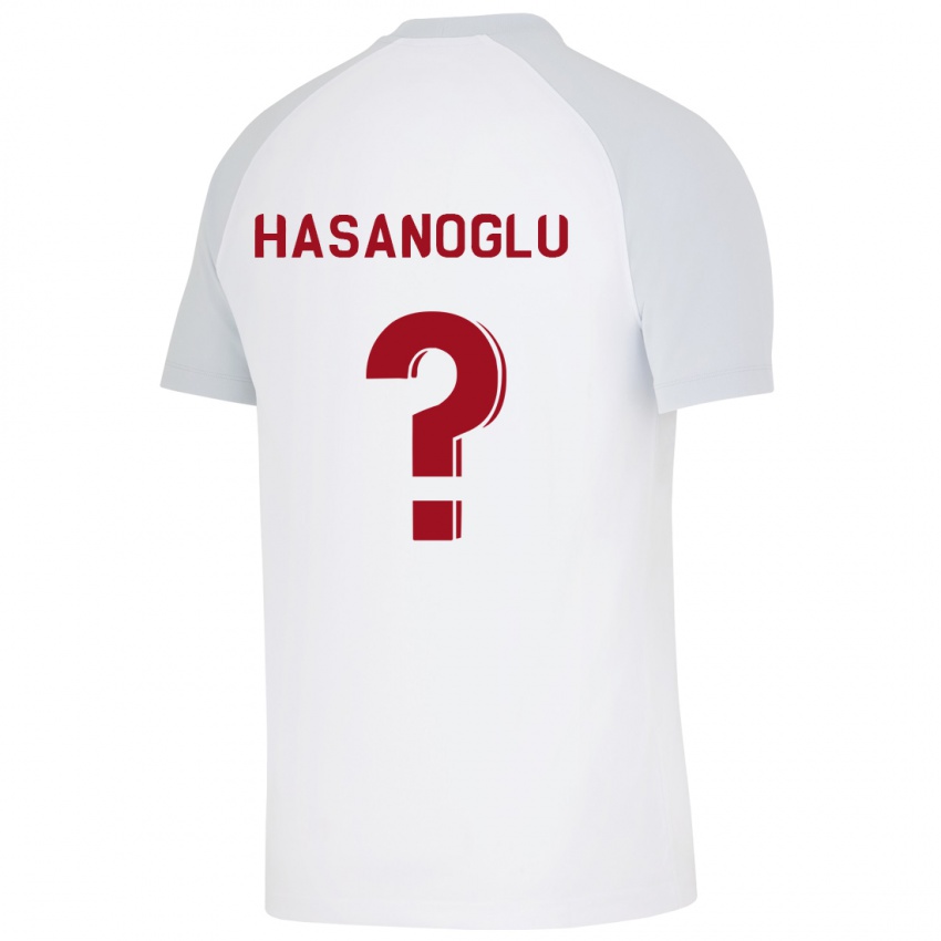 Niño Camiseta Cinar Hasanoglu #0 Blanco 2ª Equipación 2023/24 La Camisa