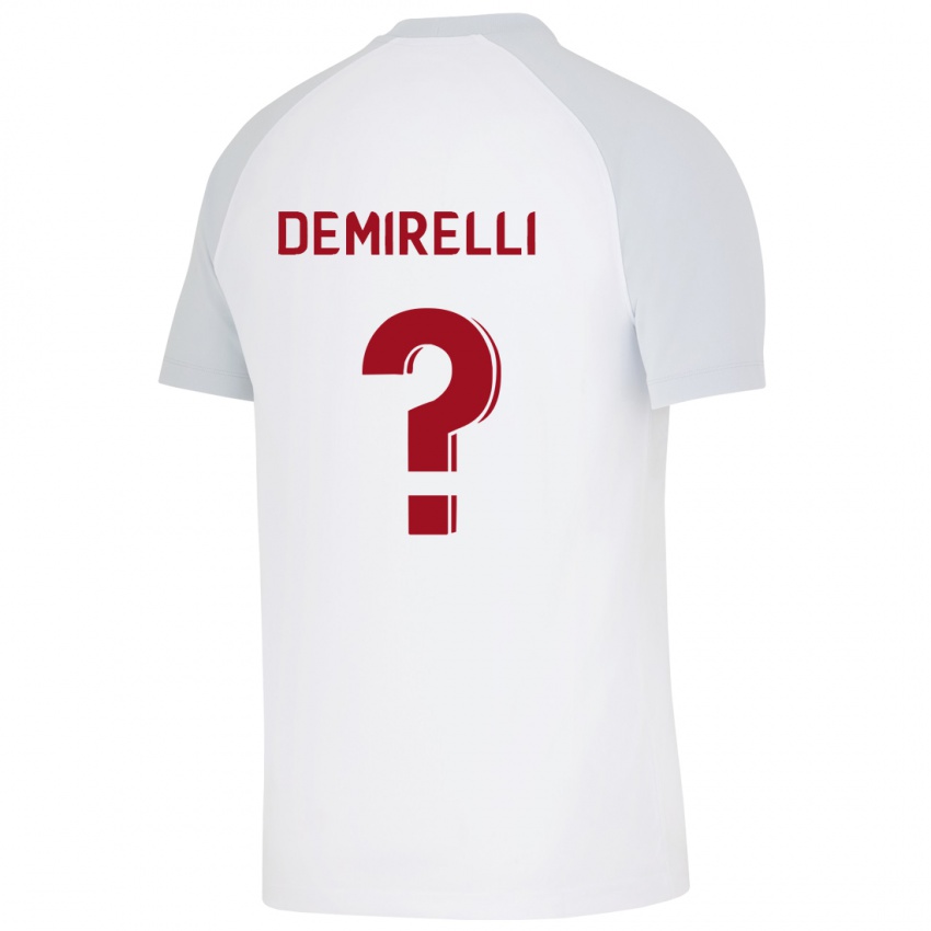 Niño Camiseta Ahmet Demirelli #0 Blanco 2ª Equipación 2023/24 La Camisa