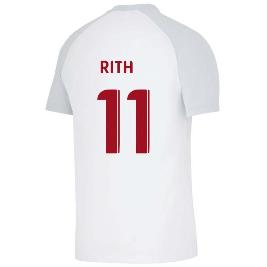 Niño Camiseta Monique Rith #11 Blanco 2ª Equipación 2023/24 La Camisa