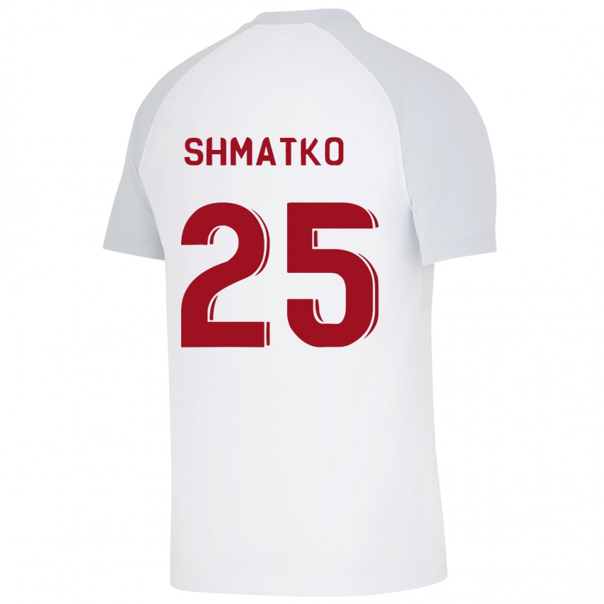 Niño Camiseta Lyubov Shmatko #25 Blanco 2ª Equipación 2023/24 La Camisa