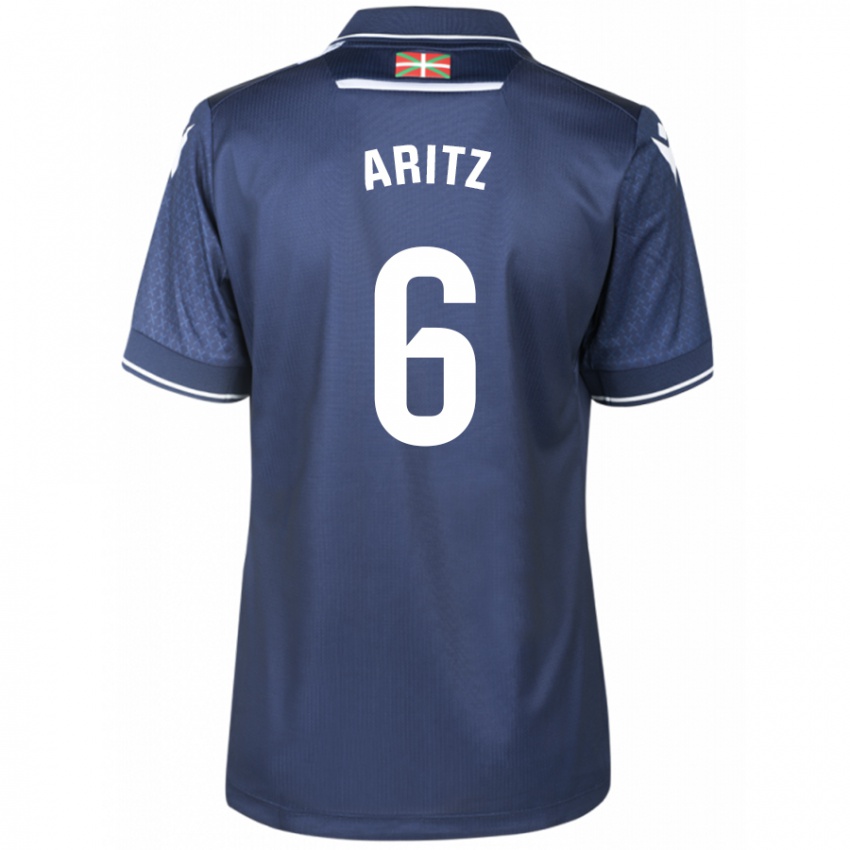Niño Camiseta Aritz Elustondo #6 Armada 2ª Equipación 2023/24 La Camisa