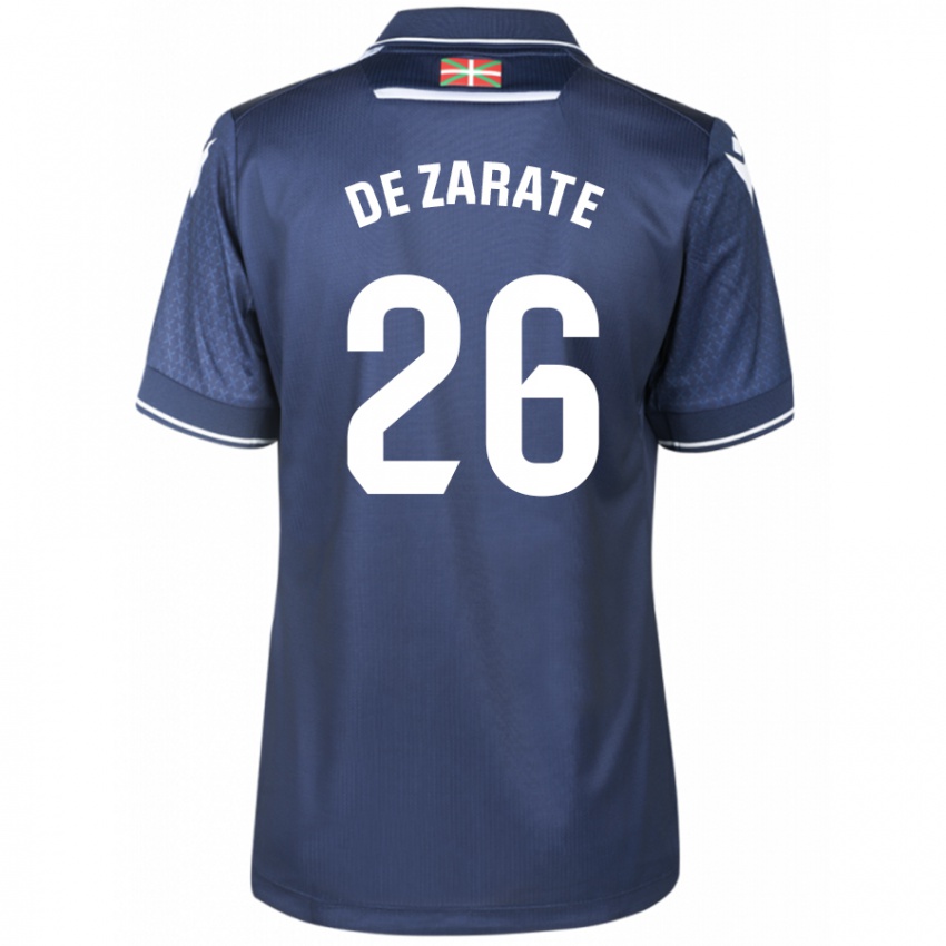 Niño Camiseta Urko González De Zarate #26 Armada 2ª Equipación 2023/24 La Camisa