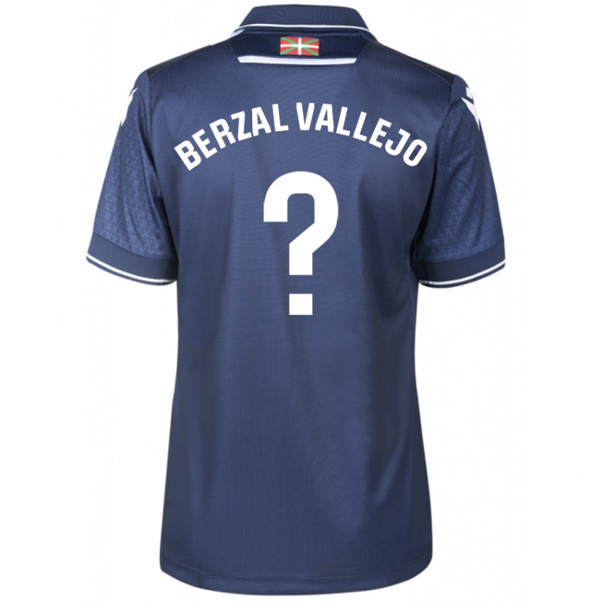 Niño Camiseta Asier Berzal Vallejo #0 Armada 2ª Equipación 2023/24 La Camisa