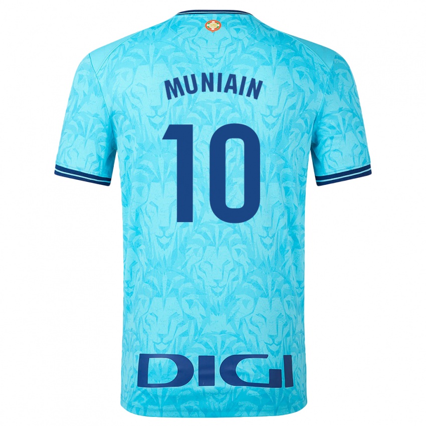 Niño Camiseta Iker Muniain #10 Cielo Azul 2ª Equipación 2023/24 La Camisa