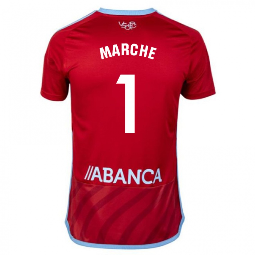 Niño Camiseta Agustin Marchesin #1 Rojo 2ª Equipación 2023/24 La Camisa