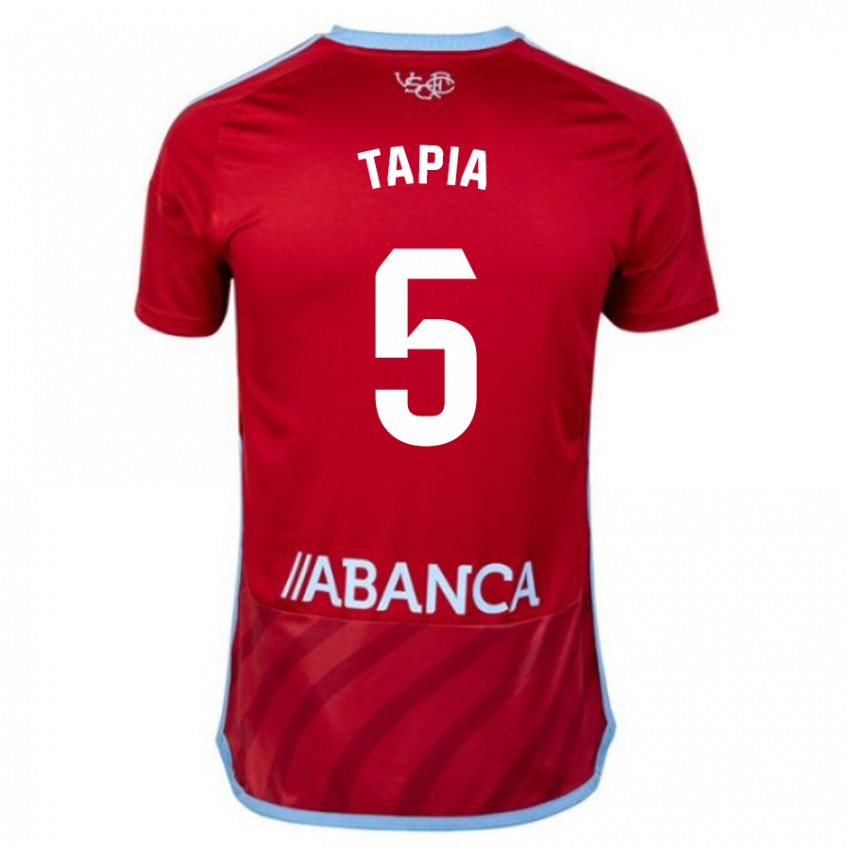 Niño Camiseta Renato Tapia #5 Rojo 2ª Equipación 2023/24 La Camisa