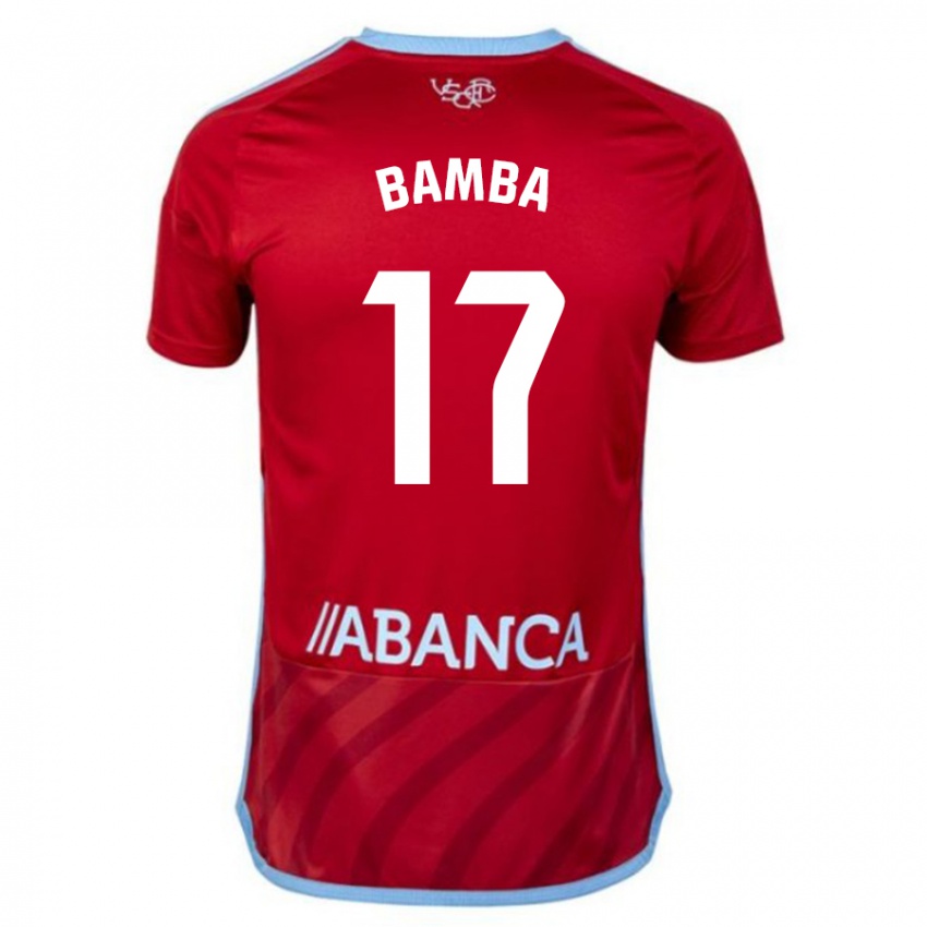 Niño Camiseta Jonathan Bamba #17 Rojo 2ª Equipación 2023/24 La Camisa