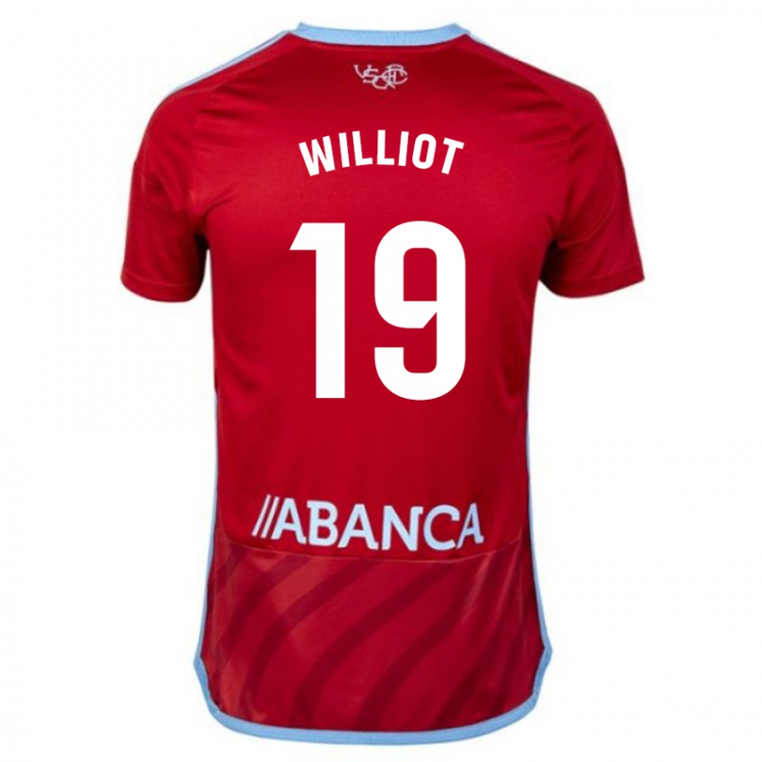 Niño Camiseta Williot Swedberg #19 Rojo 2ª Equipación 2023/24 La Camisa