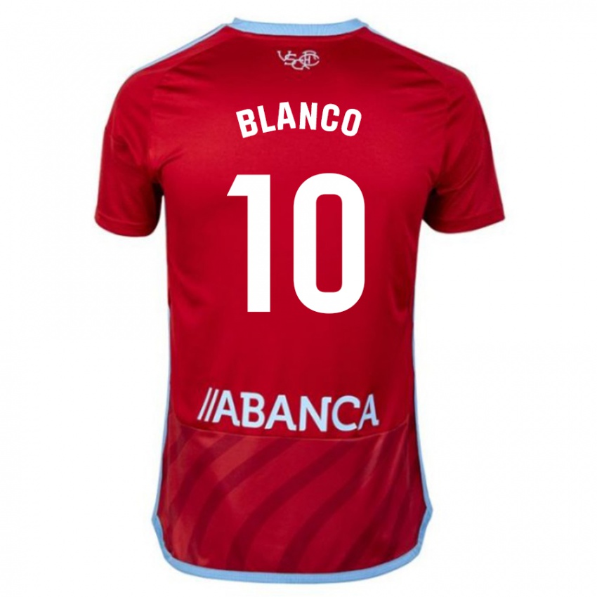 Niño Camiseta Raúl Blanco #10 Rojo 2ª Equipación 2023/24 La Camisa