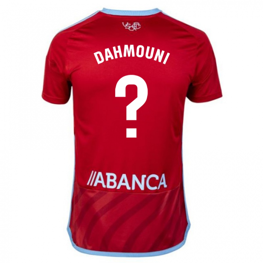 Niño Camiseta Moha Dahmouni #0 Rojo 2ª Equipación 2023/24 La Camisa