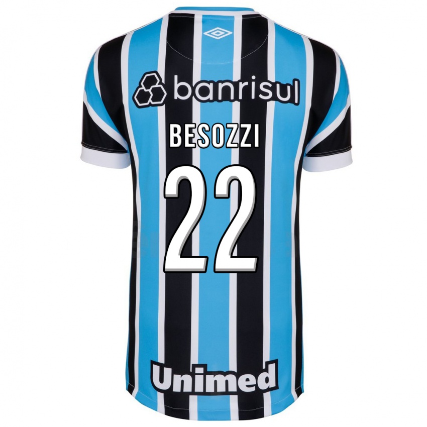 Hombre Camiseta Lucas Besozzi #22 Azul 1ª Equipación 2023/24 La Camisa