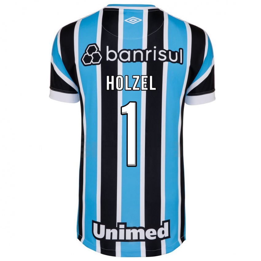 Hombre Camiseta Vivi Holzel #1 Azul 1ª Equipación 2023/24 La Camisa