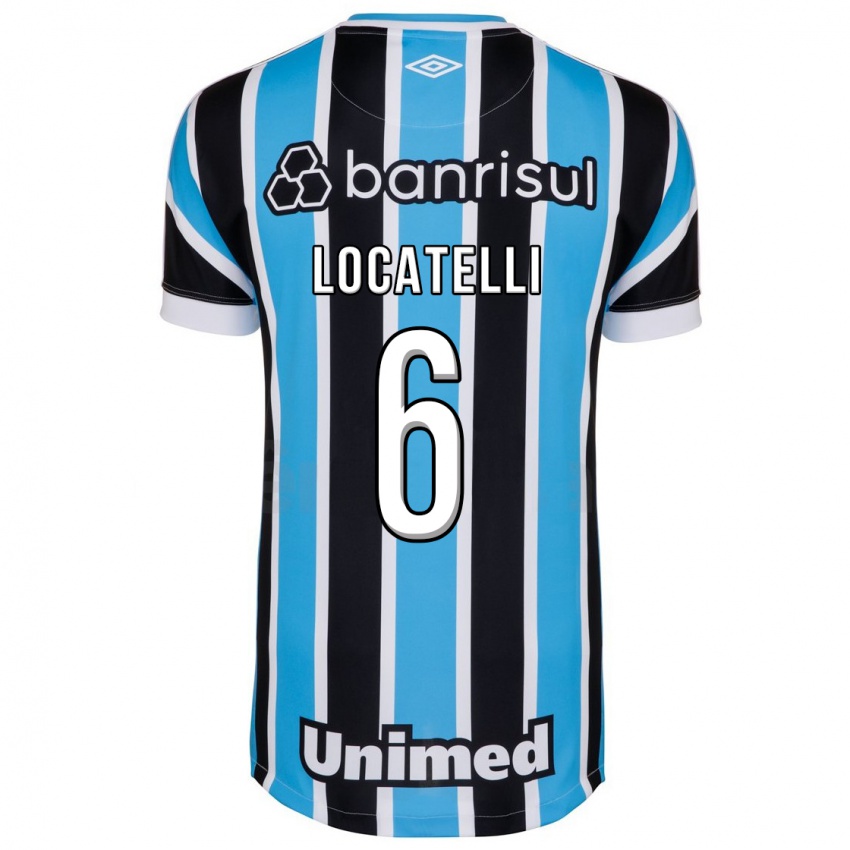 Hombre Camiseta Natane Locatelli #6 Azul 1ª Equipación 2023/24 La Camisa