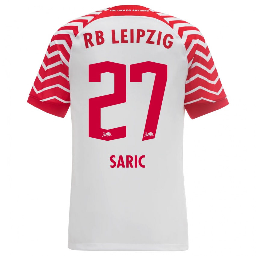 Hombre Camiseta Lucio Saric #27 Blanco 1ª Equipación 2023/24 La Camisa