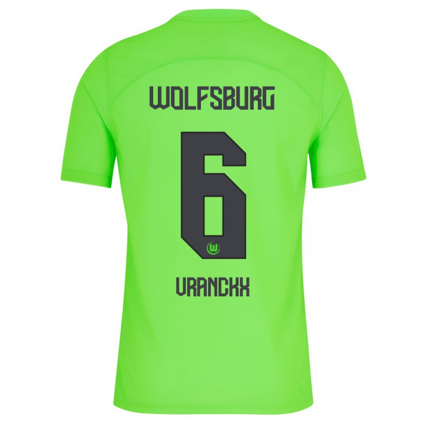 Hombre Camiseta Aster Vranckx #6 Verde 1ª Equipación 2023/24 La Camisa