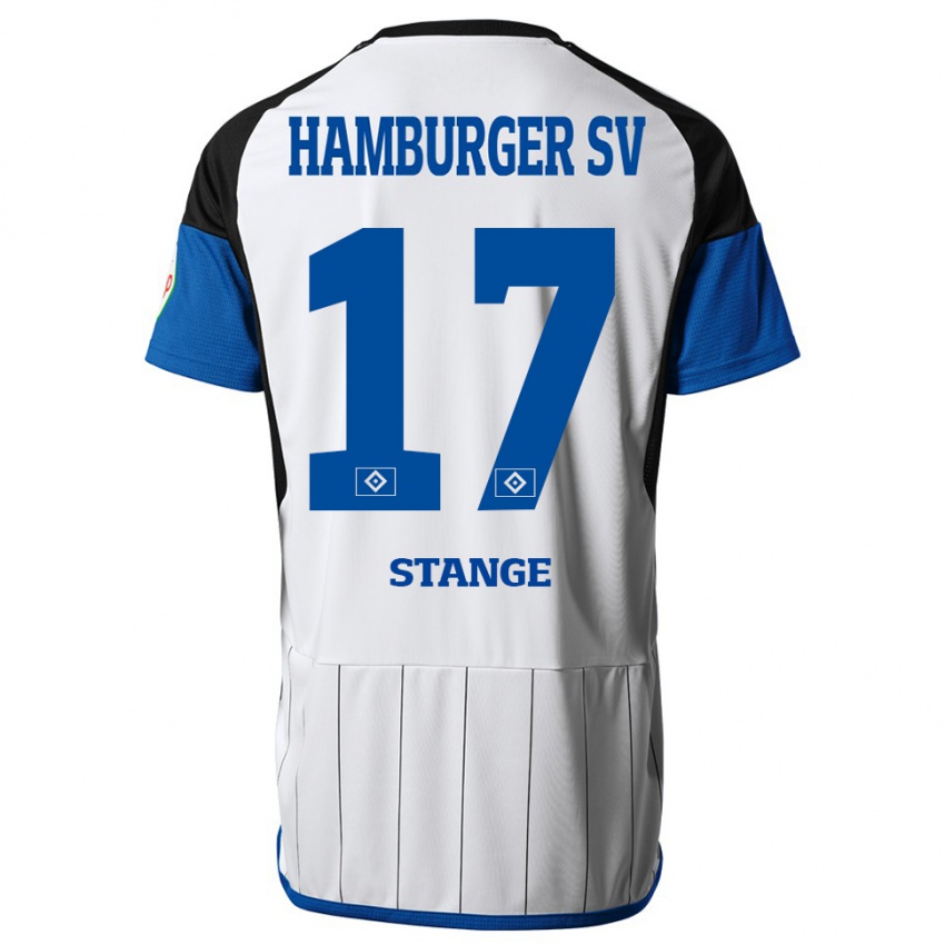 Hombre Camiseta Otto Stange #17 Blanco 1ª Equipación 2023/24 La Camisa