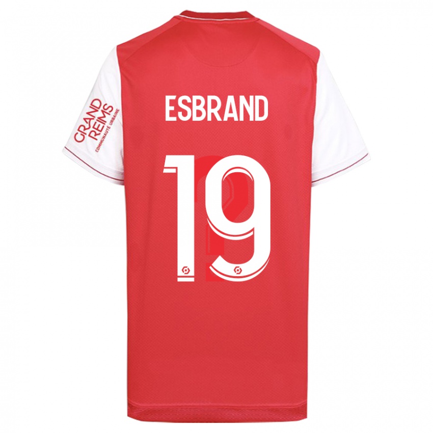 Hombre Camiseta Josh Wilson-Esbrand #19 Rojo 1ª Equipación 2023/24 La Camisa