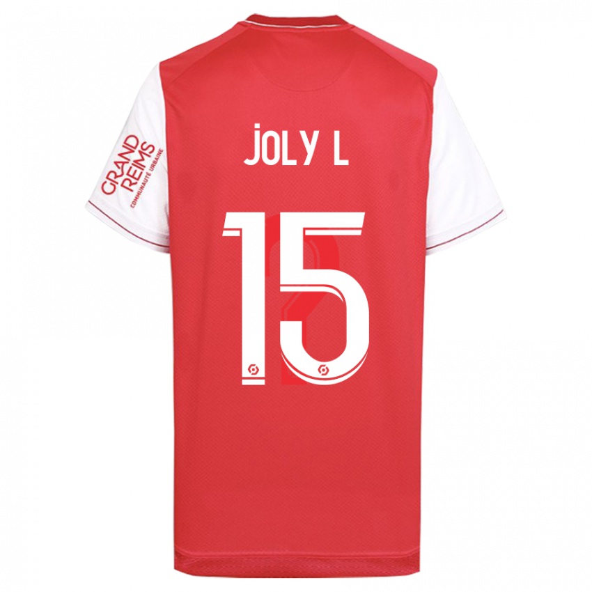 Hombre Camiseta Lou Ann Joly #15 Rojo 1ª Equipación 2023/24 La Camisa