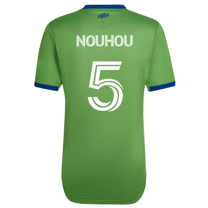 Hombre Camiseta Nouhou #5 Verde 1ª Equipación 2023/24 La Camisa