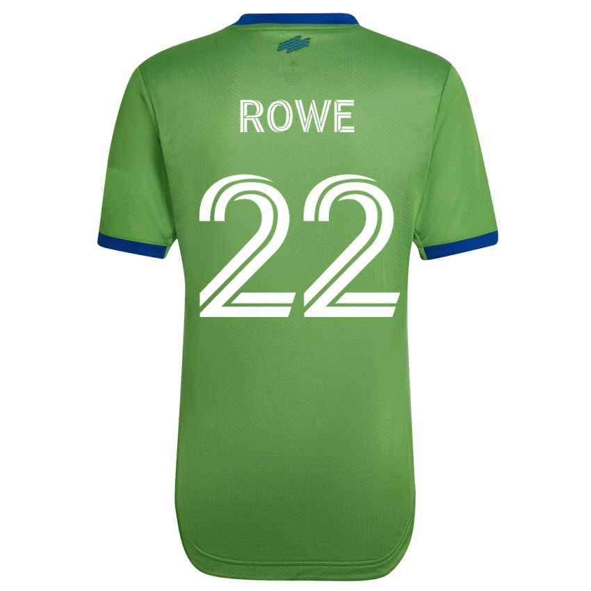 Hombre Camiseta Kelyn Rowe #22 Verde 1ª Equipación 2023/24 La Camisa