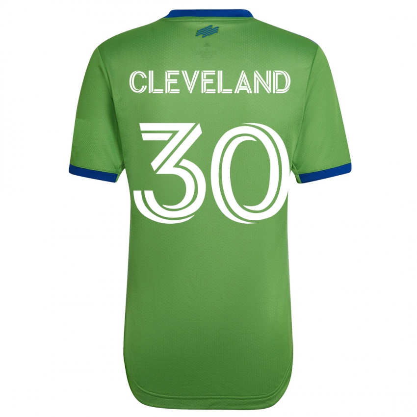 Hombre Camiseta Stefan Cleveland #30 Verde 1ª Equipación 2023/24 La Camisa