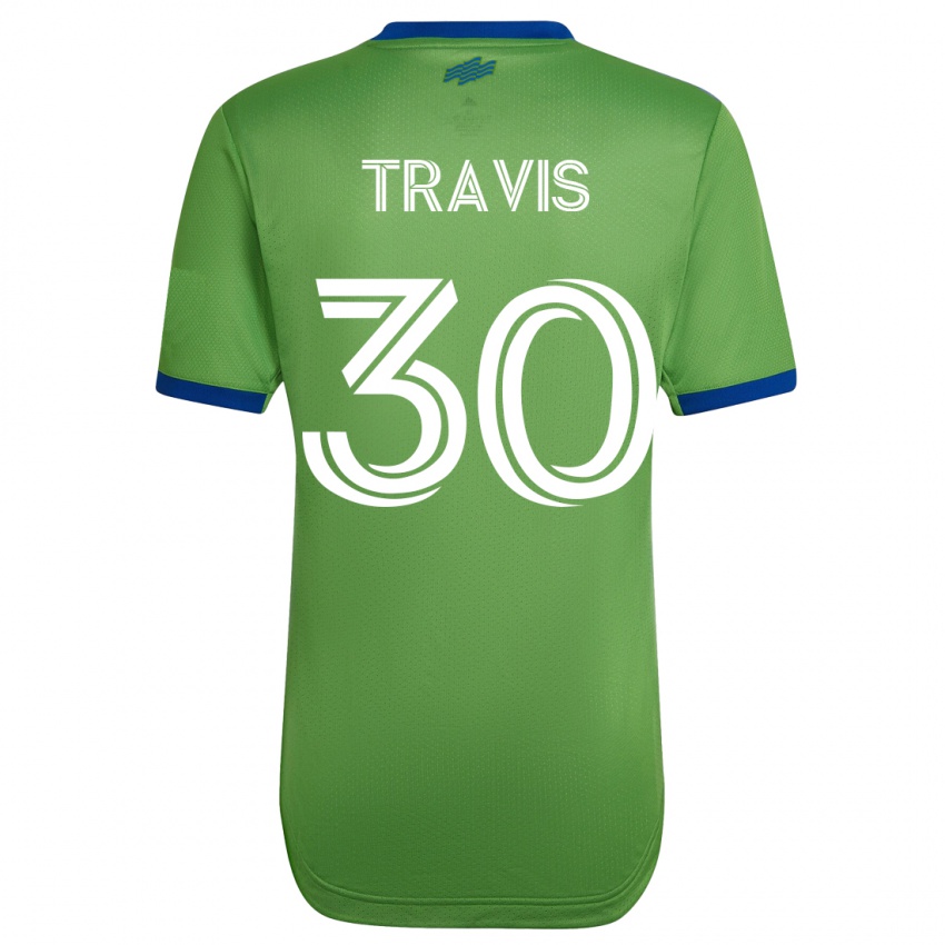 Hombre Camiseta Riley Travis #30 Verde 1ª Equipación 2023/24 La Camisa