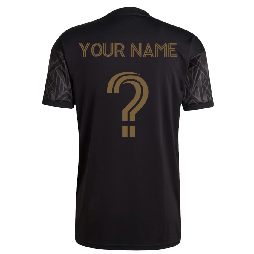 Hombre Camiseta Su Nombre #0 Negro 1ª Equipación 2023/24 La Camisa