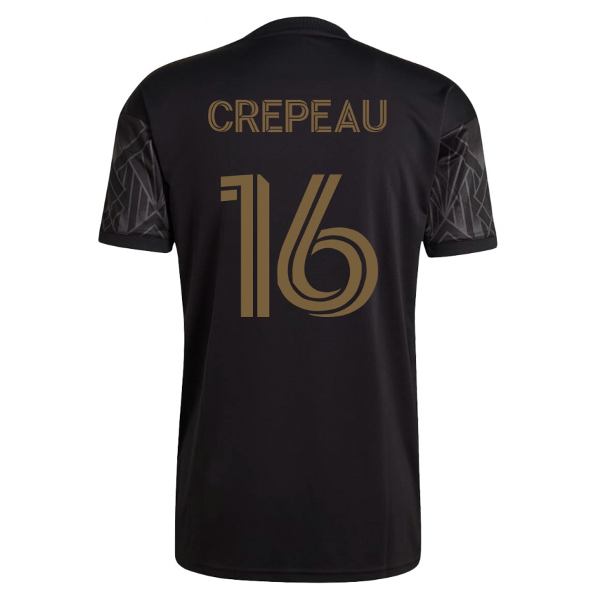 Hombre Camiseta Maxime Crépeau #16 Negro 1ª Equipación 2023/24 La Camisa