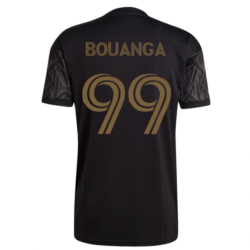 Hombre Camiseta Denis Bouanga #99 Negro 1ª Equipación 2023/24 La Camisa
