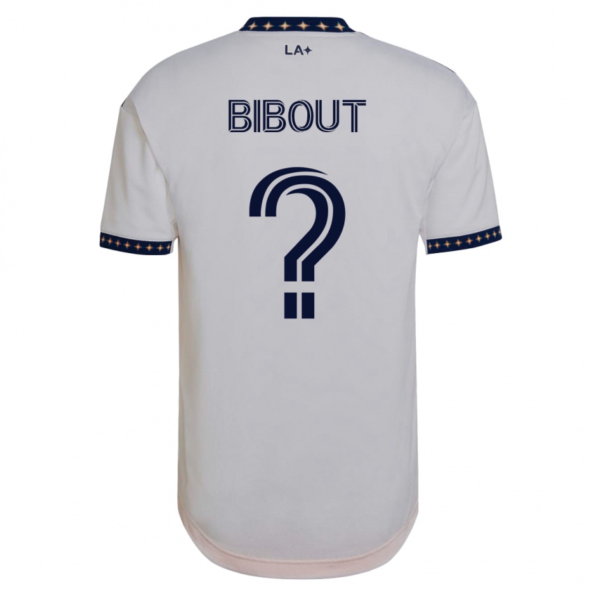 Hombre Camiseta Aaron Bibout #0 Blanco 1ª Equipación 2023/24 La Camisa