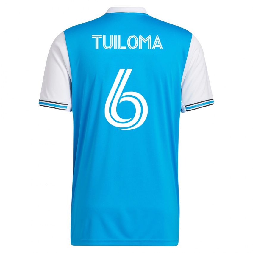 Hombre Camiseta Bill Tuiloma #6 Azul 1ª Equipación 2023/24 La Camisa