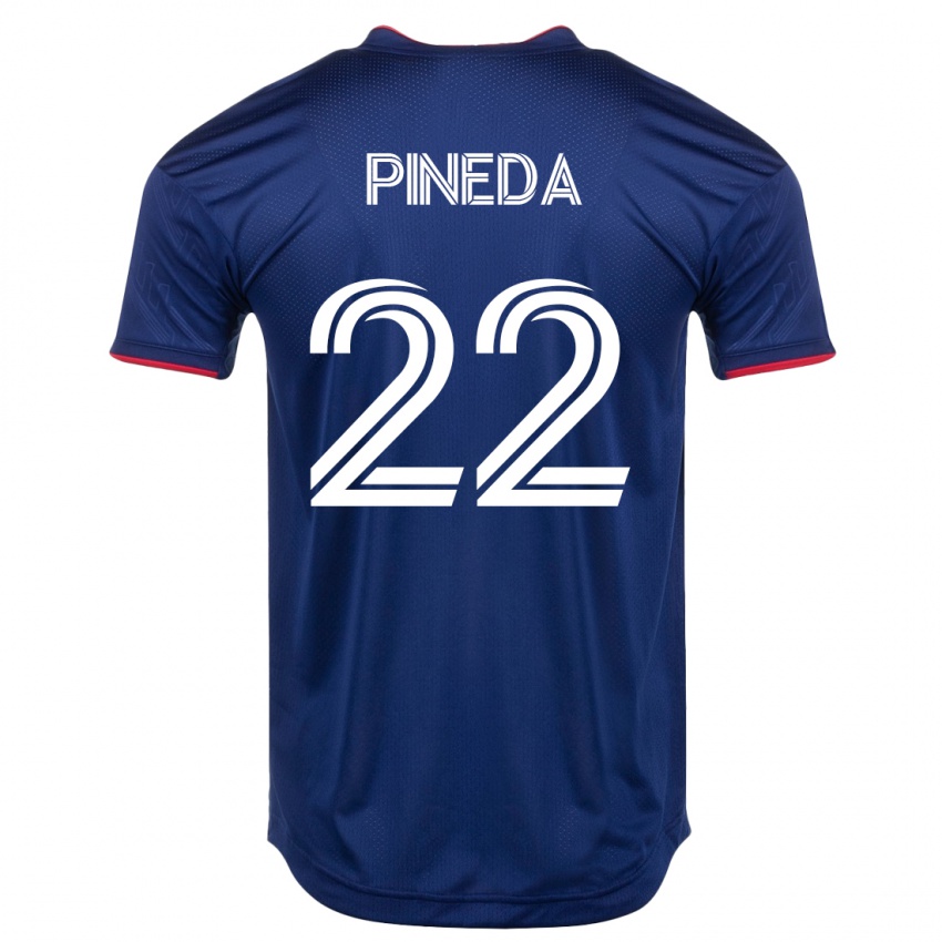 Hombre Camiseta Mauricio Pineda #22 Armada 1ª Equipación 2023/24 La Camisa