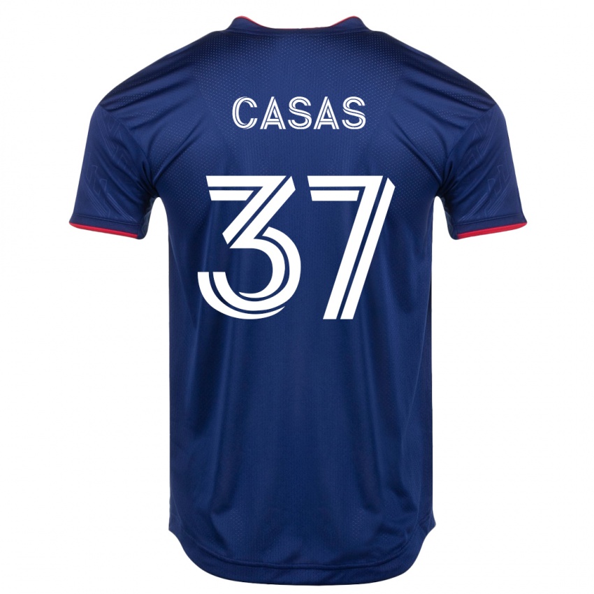 Hombre Camiseta Javier Casas #37 Armada 1ª Equipación 2023/24 La Camisa
