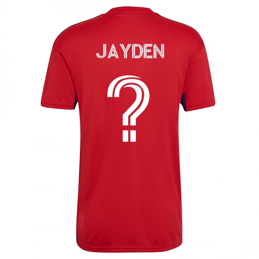 Hombre Camiseta Rus Jayden #0 Rojo 1ª Equipación 2023/24 La Camisa