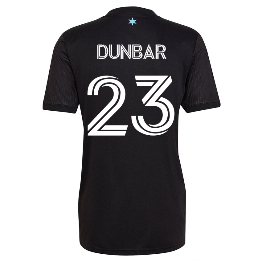 Hombre Camiseta Cameron Dunbar #23 Negro 1ª Equipación 2023/24 La Camisa