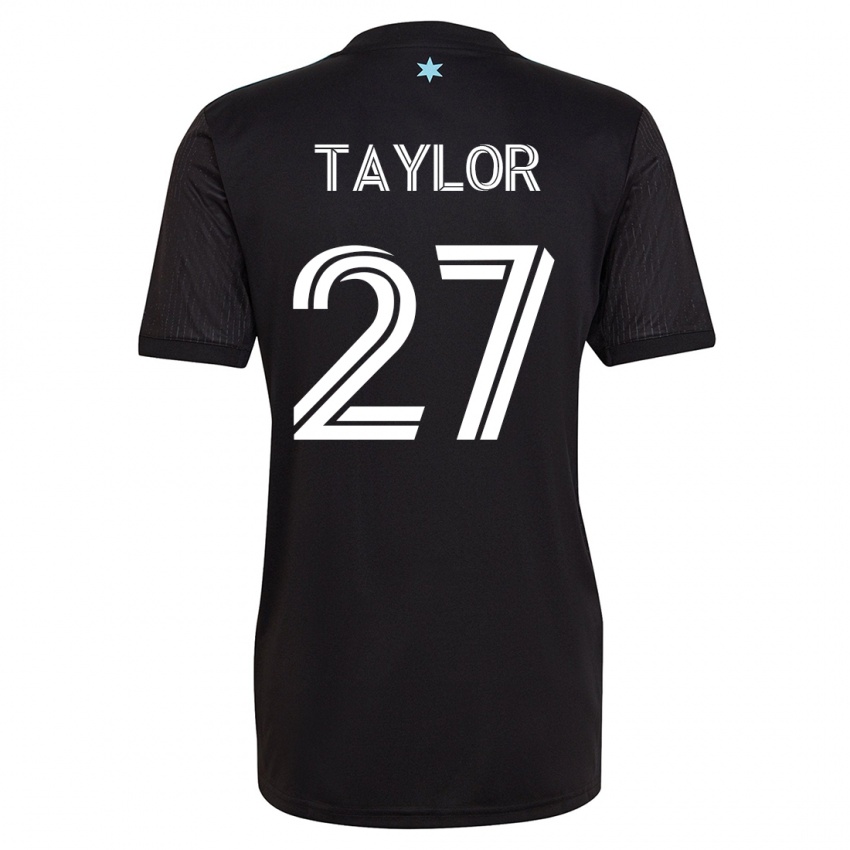 Hombre Camiseta D.j. Taylor #27 Negro 1ª Equipación 2023/24 La Camisa