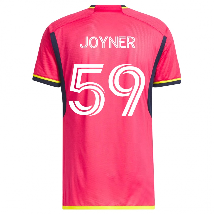 Hombre Camiseta Mykhi Joyner #59 Rosa 1ª Equipación 2023/24 La Camisa