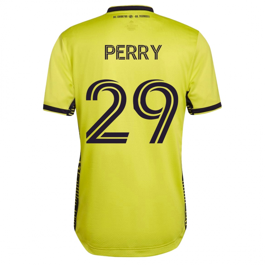 Hombre Camiseta Nebiyou Perry #29 Amarillo 1ª Equipación 2023/24 La Camisa