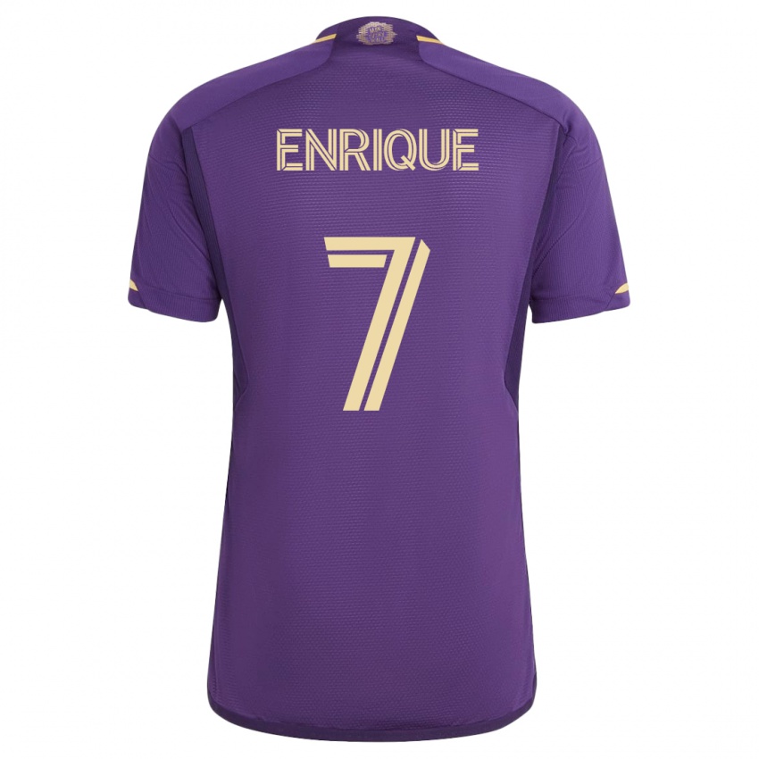 Hombre Camiseta Ramiro Enrique #7 Violeta 1ª Equipación 2023/24 La Camisa