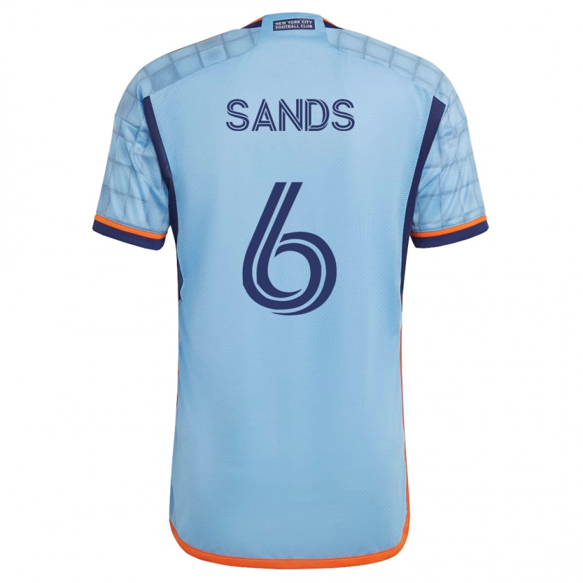 Hombre Camiseta James Sands #6 Azul 1ª Equipación 2023/24 La Camisa