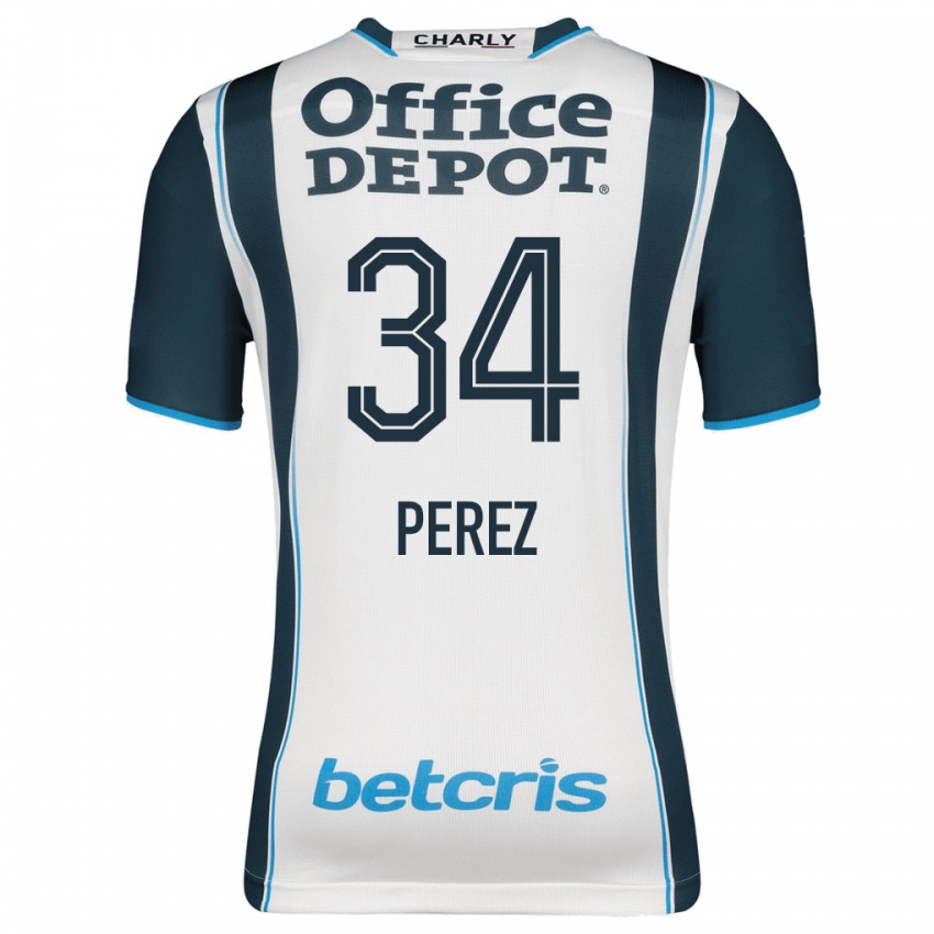 Hombre Camiseta Julio Pérez #34 Armada 1ª Equipación 2023/24 La Camisa