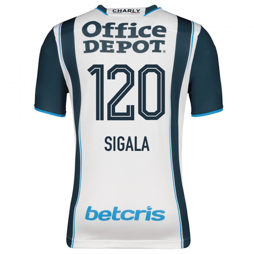 Hombre Camiseta Juan Sigala #120 Armada 1ª Equipación 2023/24 La Camisa