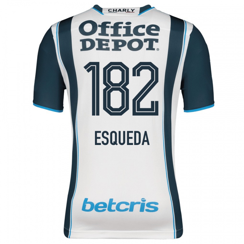 Hombre Camiseta Diego Esqueda #182 Armada 1ª Equipación 2023/24 La Camisa
