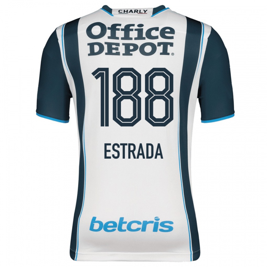Hombre Camiseta Ángel Estrada #188 Armada 1ª Equipación 2023/24 La Camisa