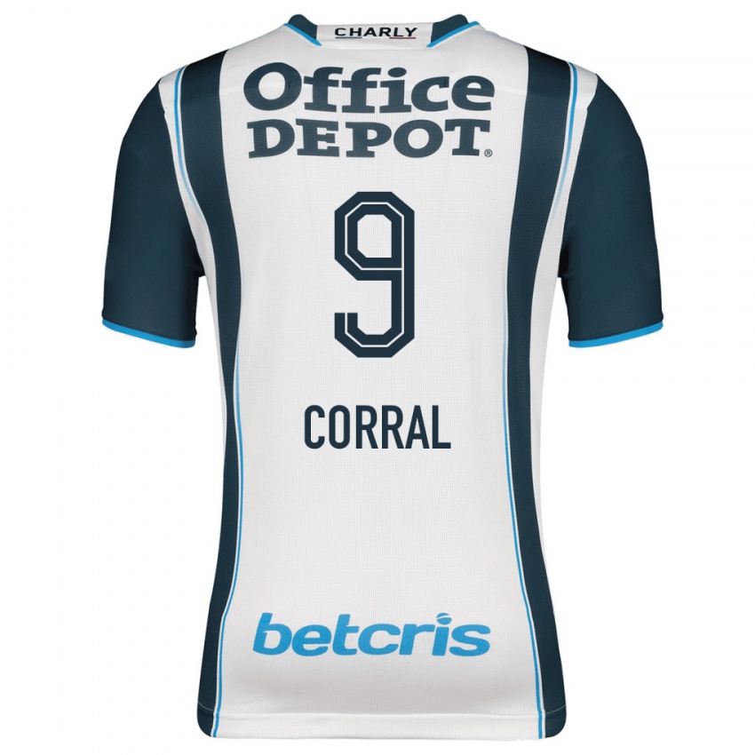 Hombre Camiseta Charlyn Corral #9 Armada 1ª Equipación 2023/24 La Camisa