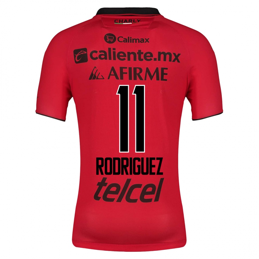 Hombre Camiseta Lucas Rodriguez #11 Rojo 1ª Equipación 2023/24 La Camisa