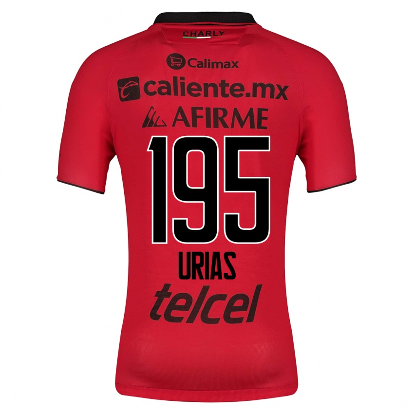 Hombre Camiseta Héctor Urías #195 Rojo 1ª Equipación 2023/24 La Camisa