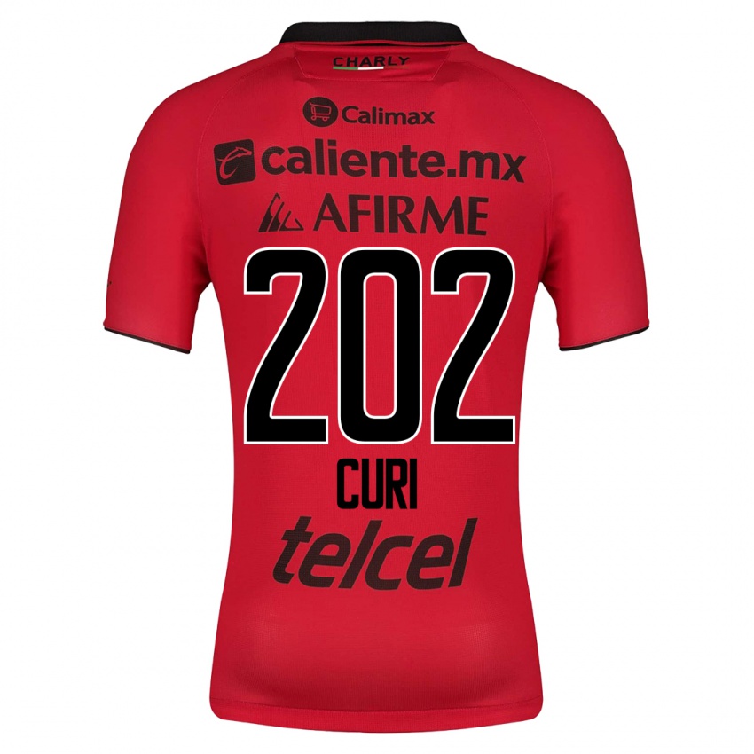 Hombre Camiseta Sahid Curi #202 Rojo 1ª Equipación 2023/24 La Camisa